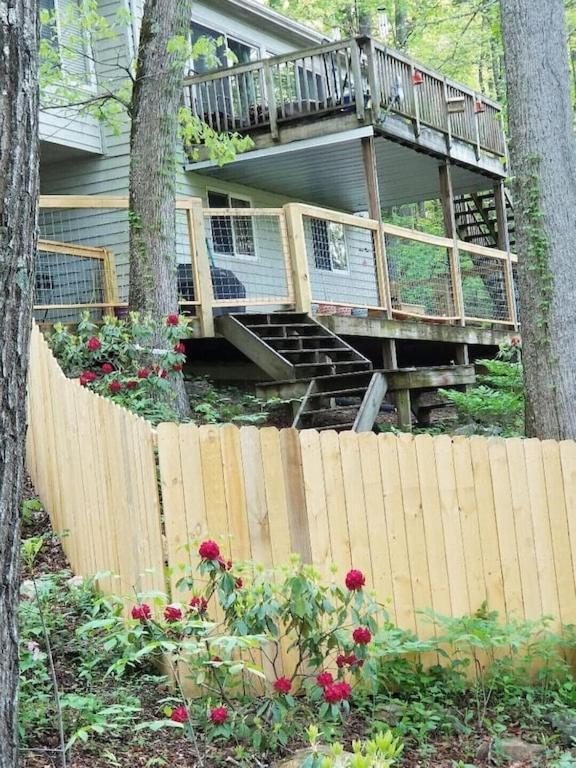 Treehouse Cathedral In Blue Ridge Mountains, Nc Villa เบิร์นสวิลล์ ภายนอก รูปภาพ