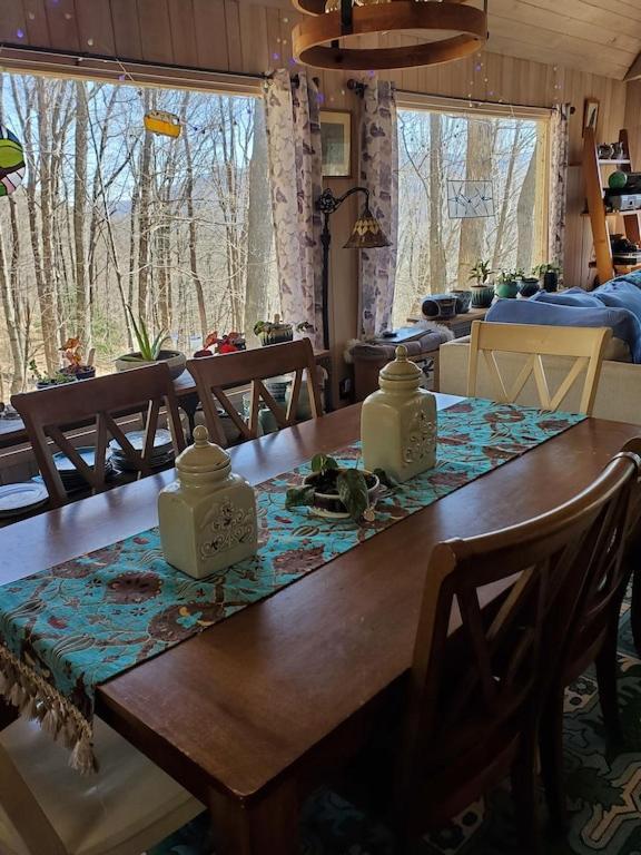 Treehouse Cathedral In Blue Ridge Mountains, Nc Villa เบิร์นสวิลล์ ภายนอก รูปภาพ